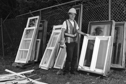 Various types of furniture ready for disposal in New Cross