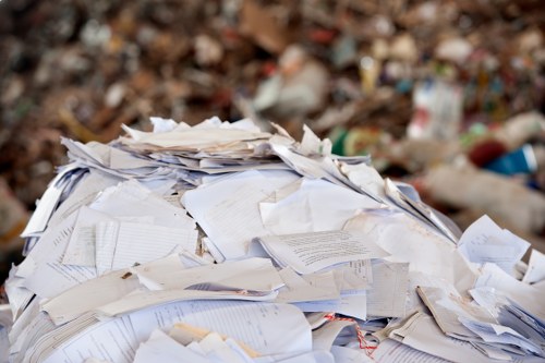 Final checks and secure handling of confidential waste